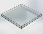 12"x12"x1" GlassAlike Acrylic Tray